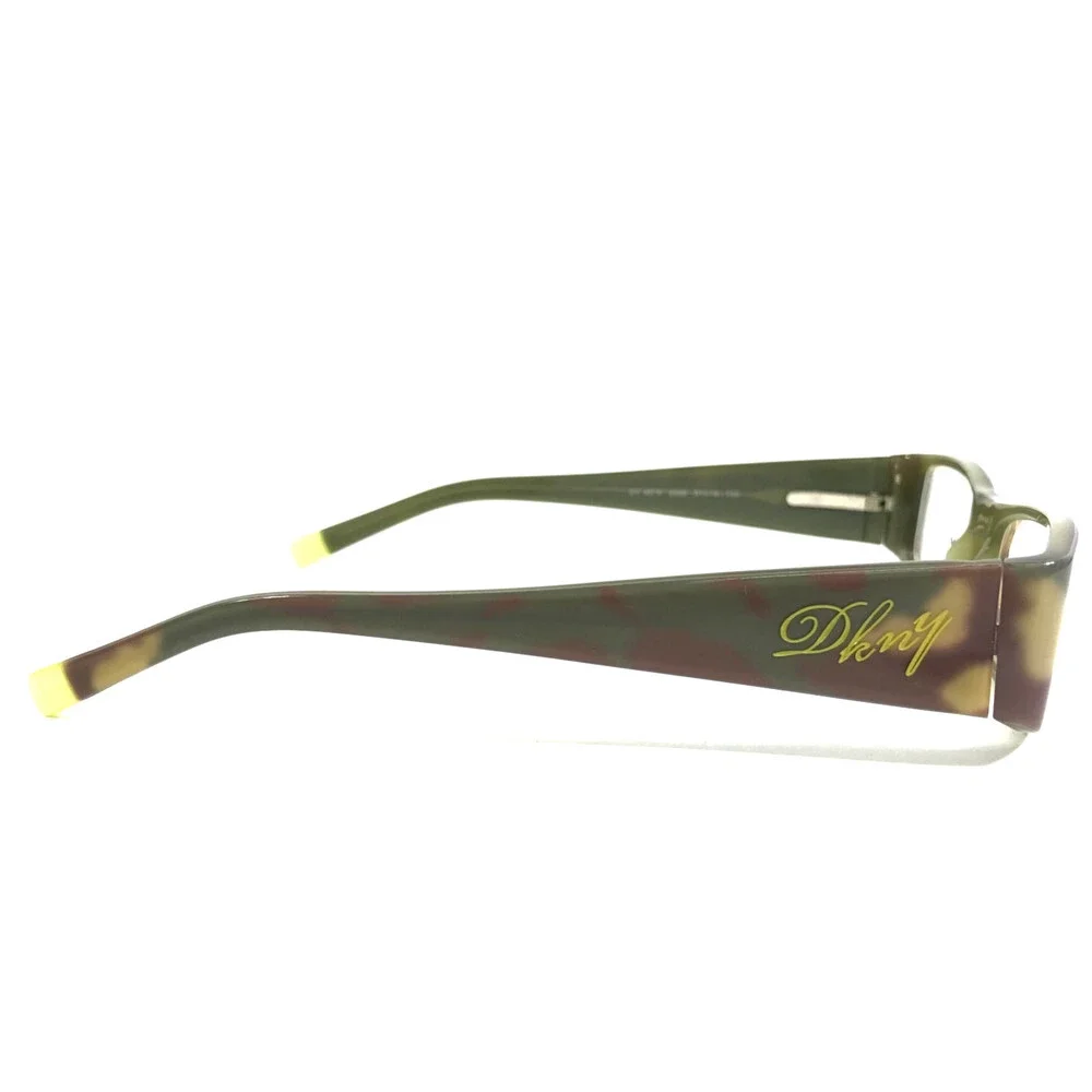 DKNY Eyeglasses Frames DY4574 3329 Brown Green Camouflage Rectangle 51-16-135